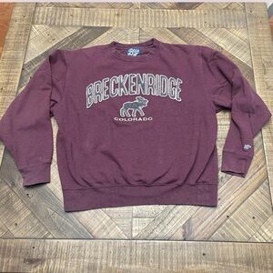 Blue 84 Maroon Breckenridge Men's Crewneck Sweater